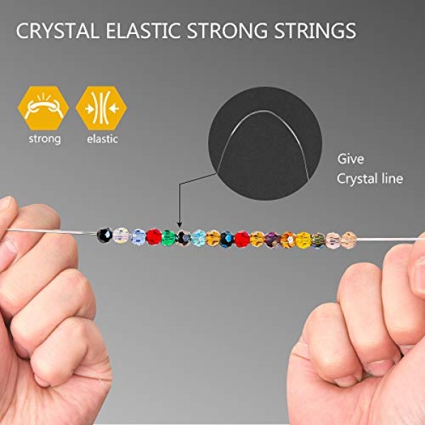 Novborcz 4mm Round Glass Beads for Jewelry Making AB Color 1500Pcs...