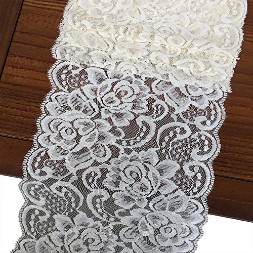 Olive Lace 6 inches Wide Stretchy lace Ribbon Elastic Trim Fabric ...