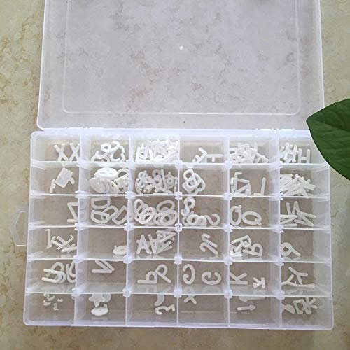 Plastic Organizer Box with Dividers - 36 Compartment Organizer - C...