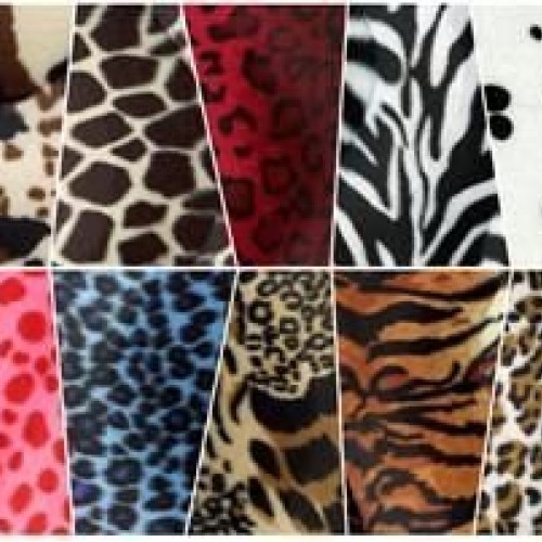 Velboa Faux/Fake Fur Tiger Orange Fabric by The Yard
