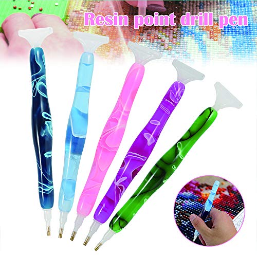 YHORSE Diamond Painting Pen Kits, Resin Diamond Tool for 5D DIY Di...