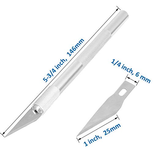 ZIQI Precision Craft Knife Hobby Knife Blades Set #11 Exacto Blade...