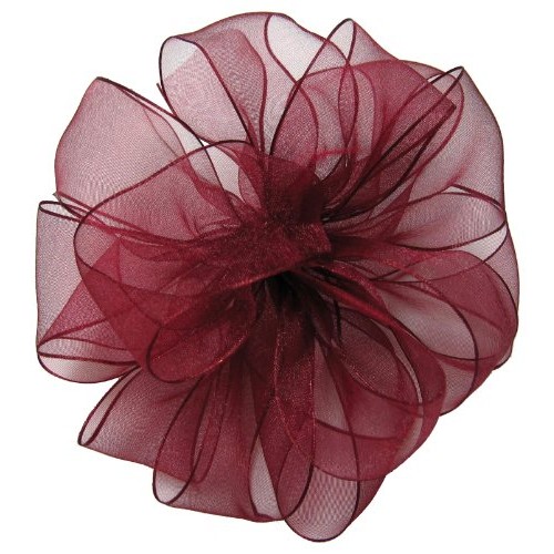 Offray Wired Edge Encore Sheer Craft Ribbon, 5/8-Inch Wide by 25-Y...