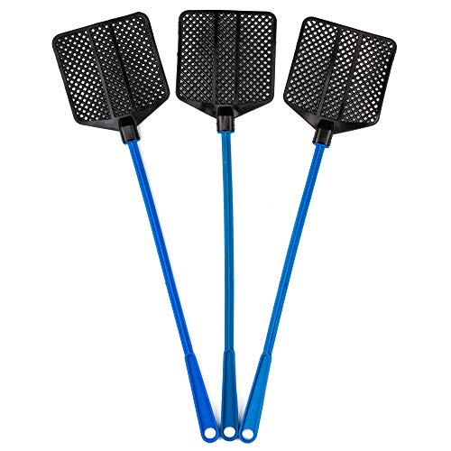 OFXDD Rubber Fly Swatter, Long Fly Swatter Pack, Fly Swatter Heavy...