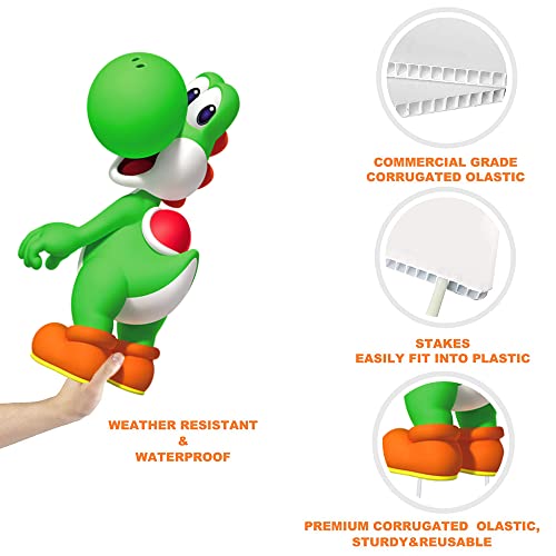 8 Pcs Mario Birthday Party Supplies Mario Birthday Yard Sign with ...