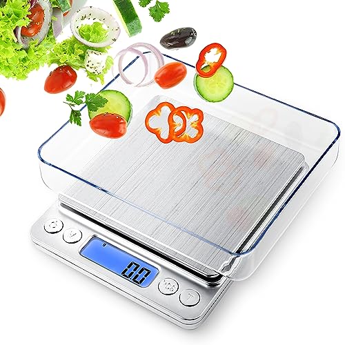 OGWAI Food Scale Rechargeable, Multifunction Kitchen Scale Digital...