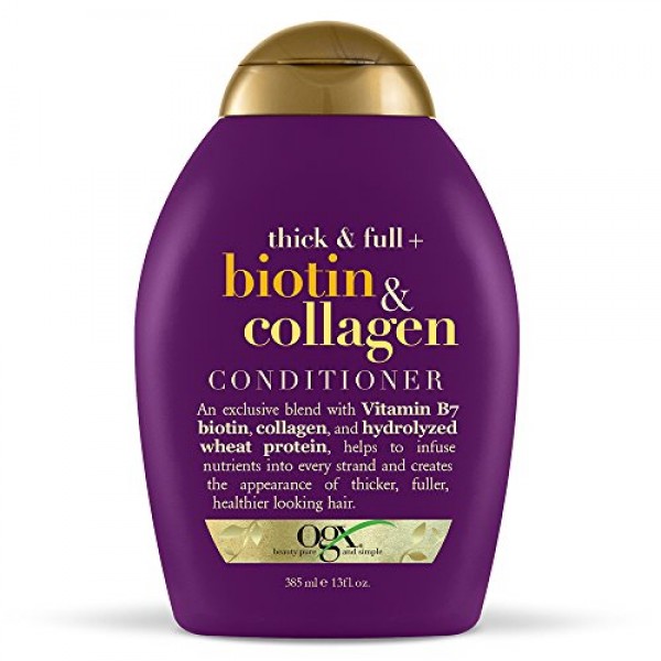 OGX Conditioner, Thick & Full Biotin & Collagen, 13oz