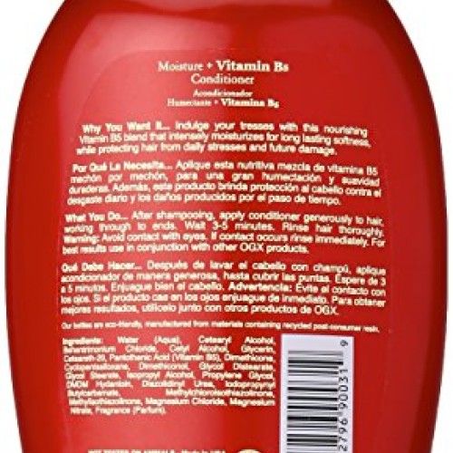 OGX Moisture Plus Vitamin B5 Conditioner, 13 Ounce