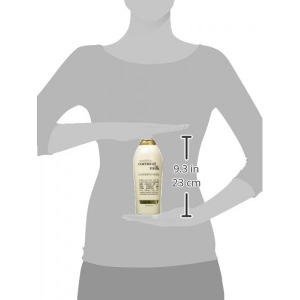OGX Nourishing Conditioner, Coconut Milk, Salon Size, 1 25.4 Oun...