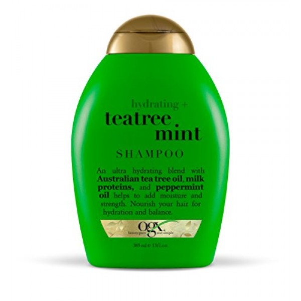 OGX Shampoo, Hydrating TeaTree Mint, 1 13 Ounce Bottle Moisturiz...
