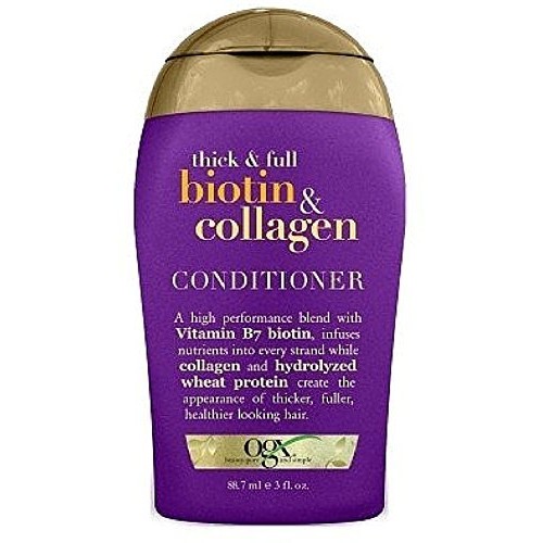 OGX Thick & Full + Biotin & Collagen Conditioner 3 oz Pack of 2