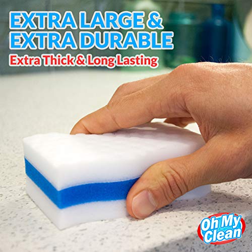25 Pack Extra Durable Eraser Sponge - Extra Thick, Long Lasting,...
