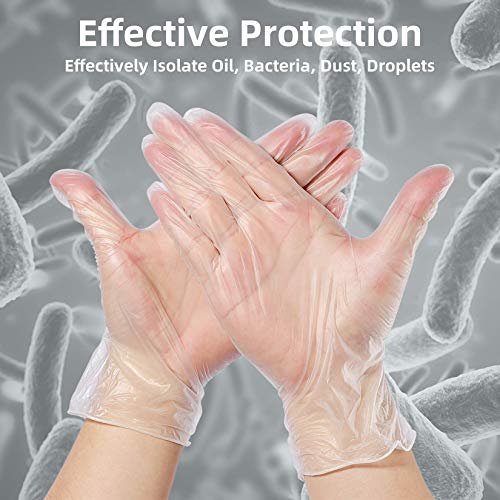 Disposable Medical Clear Vinyl Exam Gloves Industrial Gloves - Lat...