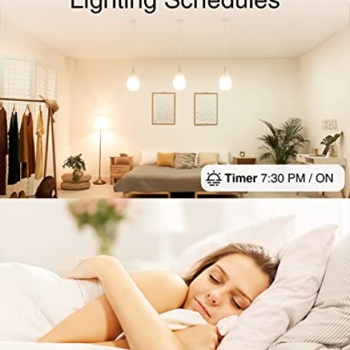 OHMAX Smart Switch, Single Pole Not 3-Way 2.4Ghz WiFi Smart Ligh...