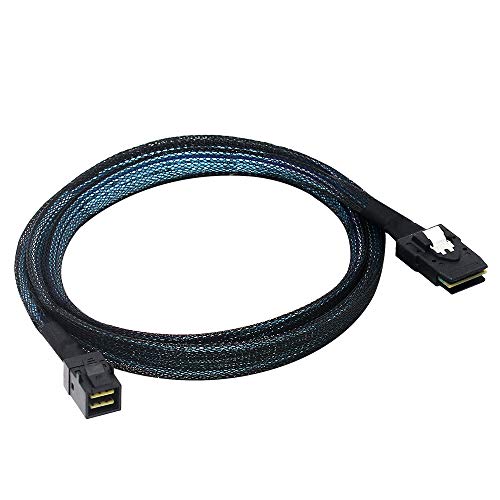 OIKWAN Internal Mini SAS HD SFF-8643 to Mini SAS SFF-8087 Cable, I...