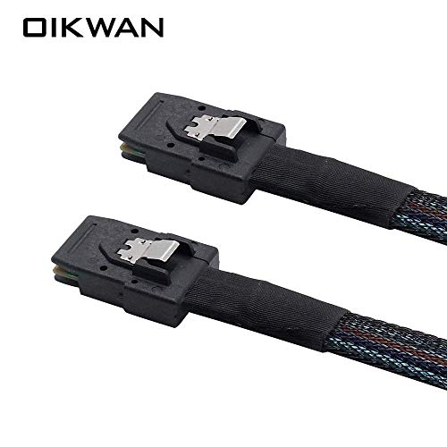 OIKWAN Internal Mini SAS to Mini SAS Cable, SFF8087 36 Pin to SFF8...