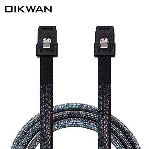 OIKWAN Internal Mini SAS to Mini SAS Cable, SFF8087 36 Pin to SFF8...