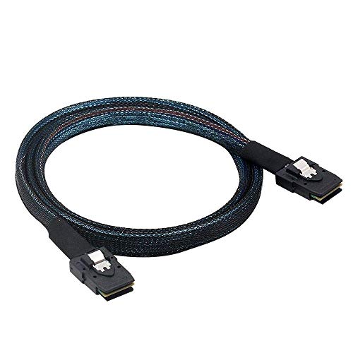 OIKWAN Internal Mini SAS to Mini SAS Cable, SFF8087 36 Pin to SFF8...