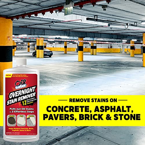 Overnight Stain Remover for Cleaning Oil Stains on Concrete, Drive...