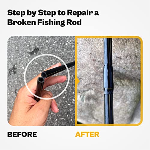 Fishing Rod Repair Kit Complete,All-in-one Supplies with Glue for ...