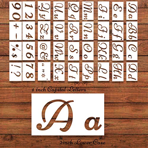 Letter Stencils,Christmas Stencils for Painting on Wood, Reusable ...