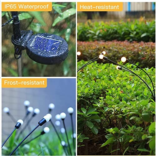 OKAYLY Solar Garden Lights, 2 PCS 6LED Starburst Swaying Light, So...