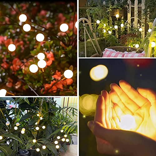 OKAYLY Solar Garden Lights, 2 PCS 6LED Starburst Swaying Light, So...