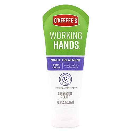OKeeffes Working Hands Hand Cream, 3oz Tube and Night Treatment ...