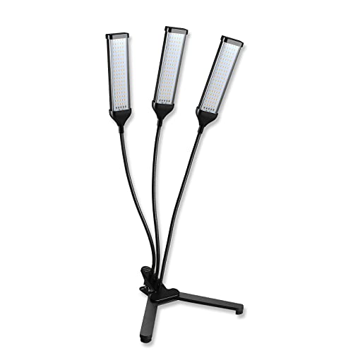 Oktrionce LED Grow Lights for Indoor Plants 3 Heads, Sunlike 270 L...