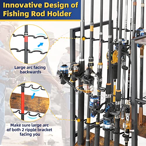 Olakee Fishing Rod Holders Fishing Gear Fishing Equipment Organize...