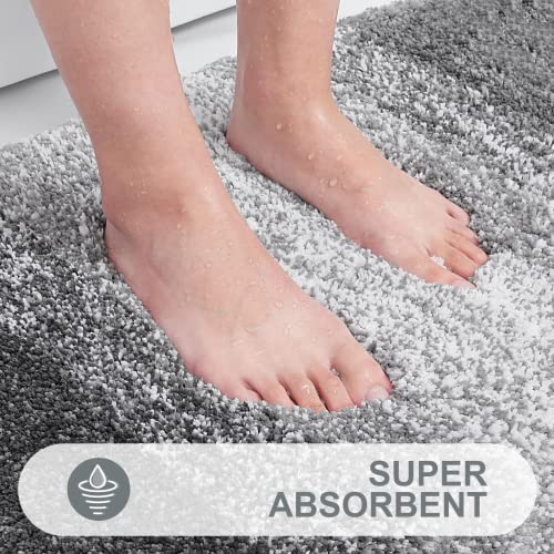 OLANLY Luxury Rug, Extra Soft and Absorbent Microfiber Rugs, Non-S...