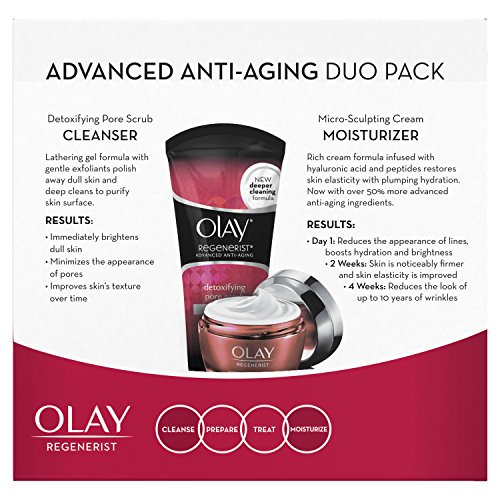 Olay Regenerist Advanced Anti-Aging Pore Scrub Cleanser 5.0 Oz a...