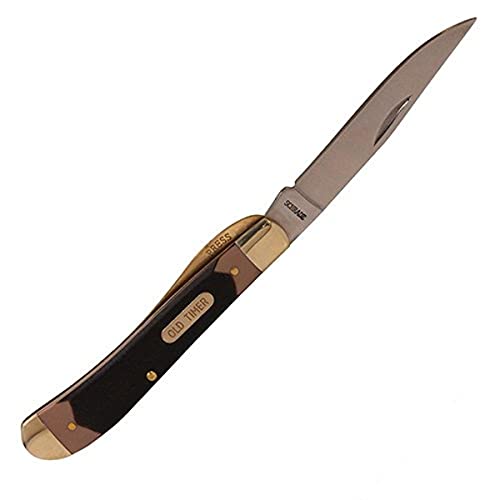 Old Timer 194OT tock Trapper Lockblade Folding Pocket Knife, M...
