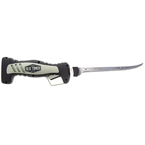 Old Timer Cordless Electric Fillet Knife with 8in Fully Serrated S...