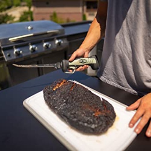 Old Timer Cordless Electric Fillet Knife with 8in Fully Serrated S...