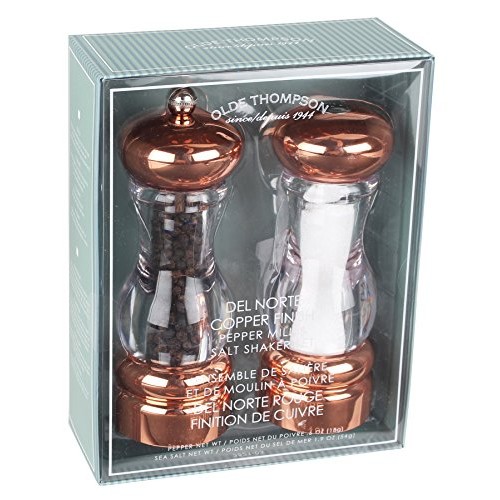 Olde Thompson FBA_N4MS5NQ 7 Copper plated-Pepper mill & salt shak...