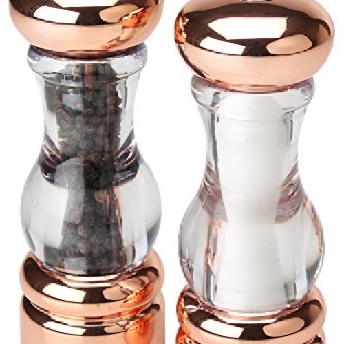Olde Thompson FBA_N4MS5NQ 7 Copper plated-Pepper mill & salt shak...