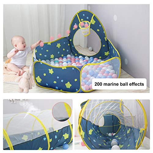 OldPAPA Kids Play Tent, Pop Up Play Tents with Crawl Tunnel & Ball...