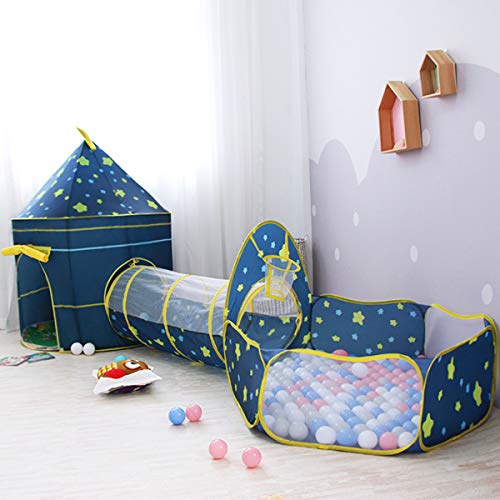 OldPAPA Kids Play Tent, Pop Up Play Tents with Crawl Tunnel & Ball...