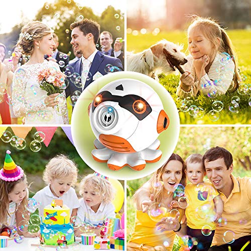 OleFun Bubble Machine Octopus Bubble Blower 1000 Bubbles Per Minut...