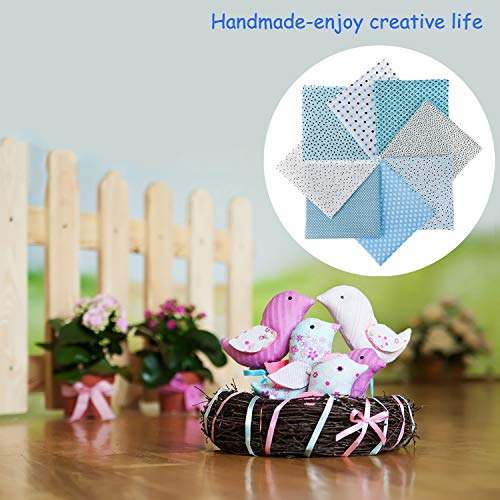 50Pcs 25×25cm Printed Cotton Quilting Fabric Patchwork Squares DIY...