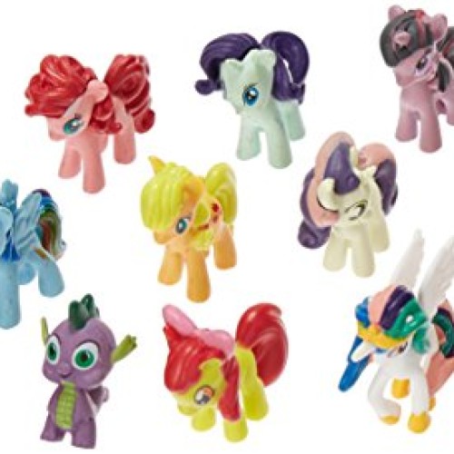 OliaDesign Set of 12 Pony PVC Toy Cake Topper Twilight Sparkle Fig...