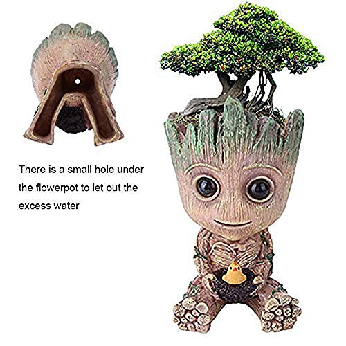 Olier Baby Groot Treeman Planter Flowerpot, Guardians Galaxy Groot...