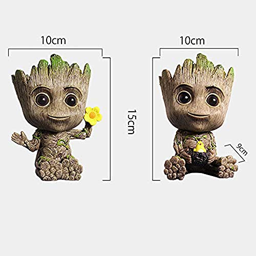 Olier Baby Groot Treeman Planter Flowerpot, Guardians Galaxy Groot...