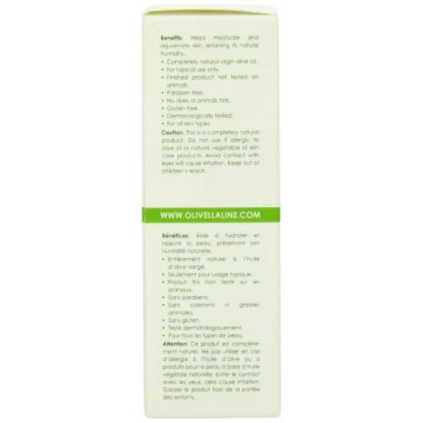 Olivella All Natural Virgin Olive Oil Moisturizer From Italy 50ml...