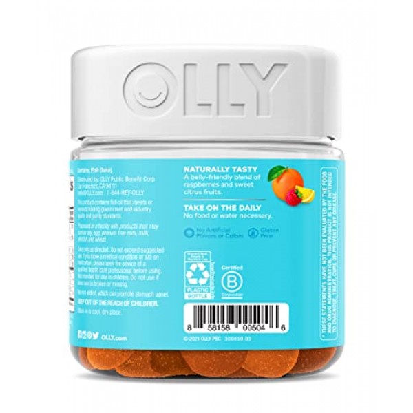 Olly The Essential Prenatal Gummy Multivitamin, 30 Day Supply Gu...