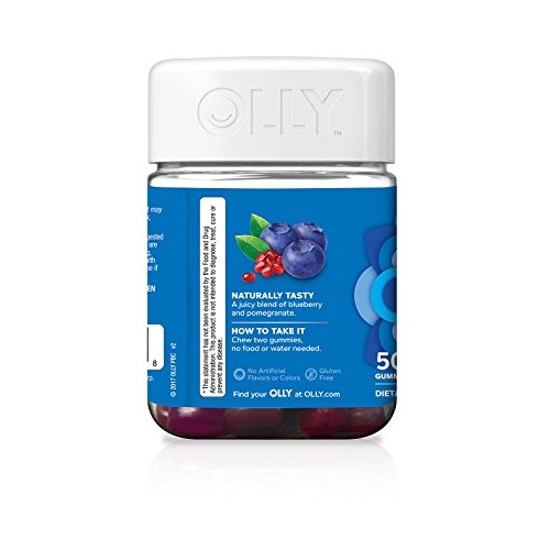 OLLY Vibrant Skin Gummy Supplement, with HYALURONIC ACID; Plump Be...