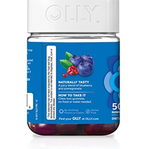 OLLY Vibrant Skin Gummy Supplement, with HYALURONIC ACID; Plump Be...