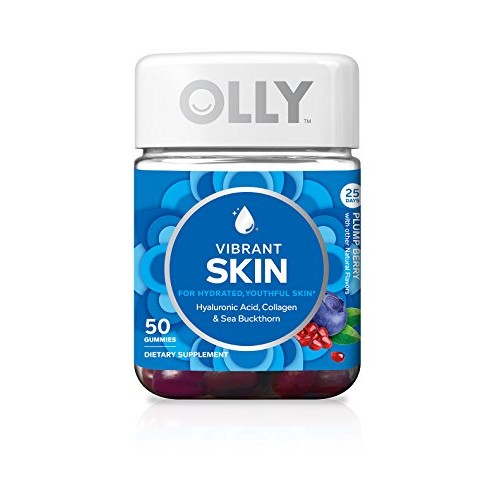 OLLY Vibrant Skin Gummy Supplement, with HYALURONIC ACID; Plump Be...
