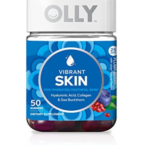 OLLY Vibrant Skin Gummy Supplement, with HYALURONIC ACID; Plump Be...